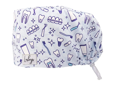 Cotton Scrub Cap - Calot de Bloc - Gorro Quirofano - Cuffia Chirurgica - Dental Health