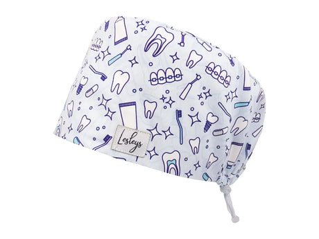 Cotton Scrub Cap - Calot de Bloc - Gorro Quirofano - Cuffia Chirurgica - Dental Health
