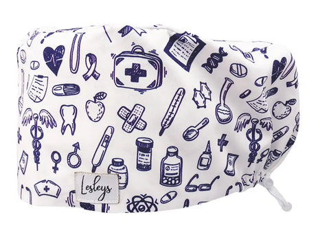 Cotton Scrub Cap - Calot de Bloc - Gorro Quirofano - Cuffia Chirurgica - Doctors Office