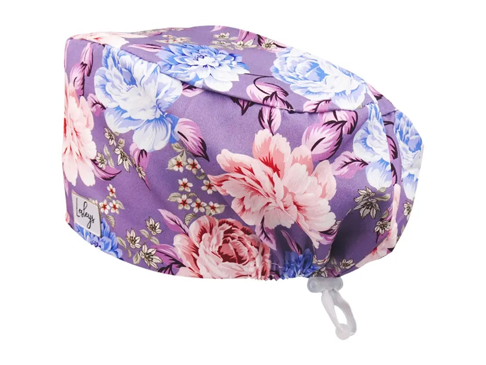 Cotton Scrub Cap - Calot de Bloc - Gorro Quirofano - Cuffia Chirurgica - Bliss Flowers