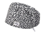 Cotton Scrub Cap - Calot de Bloc - Gorro Quirofano - Cuffia Chirurgica - Snow Leo