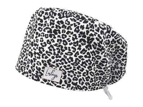 Cotton Scrub Cap - Calot de Bloc - Gorro Quirofano - Cuffia Chirurgica - Snow Leo