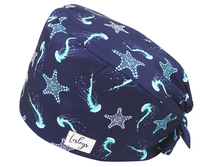 Cotton Scrub Cap - Calot de Bloc - Gorro Quirofano - Cuffia Chirurgica - Deep Sea