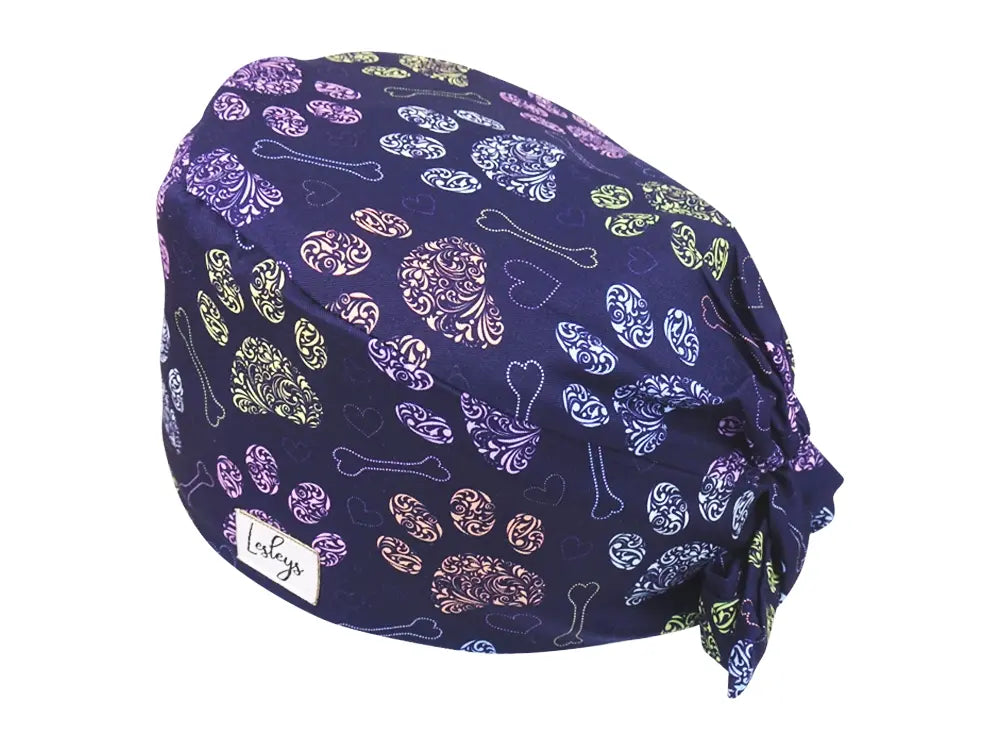 Cotton Scrub Cap - Calot de Bloc - Gorro Quirofano - Cuffia Chirurgica - Dog Love