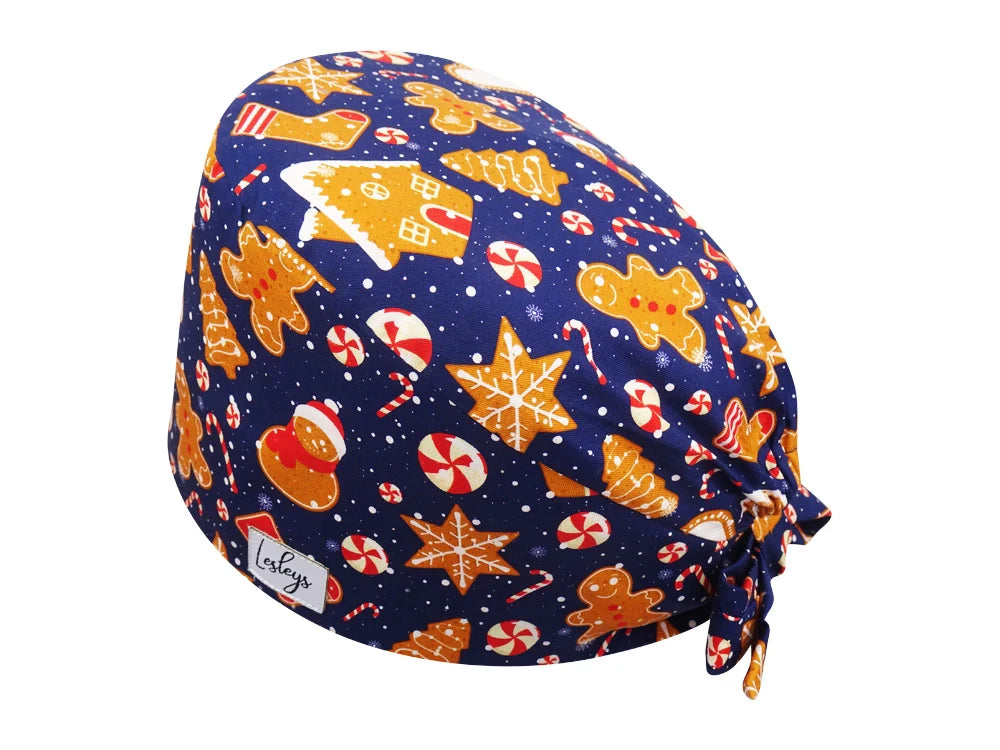 Cotton Scrub Cap - Calot de Bloc - Gorro Quirofano - Cuffia Chirurgica - Gingerbread