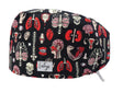 Cotton Scrub Cap - Calot de Bloc - Gorro Quirofano - Cuffia Chirurgica - Anatomy