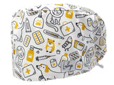 Cotton Scrub Cap - Calot de Bloc - Gorro Quirofano - Cuffia Chirurgica - Vet Medicine
