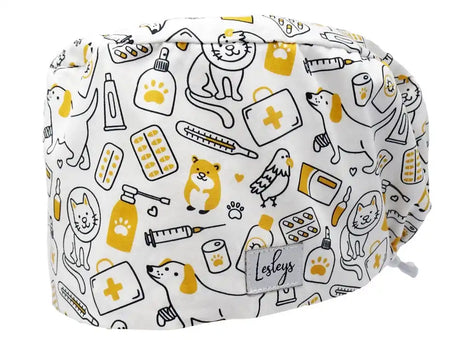 Cotton Scrub Cap - Calot de Bloc - Gorro Quirofano - Cuffia Chirurgica - Vet Medicine