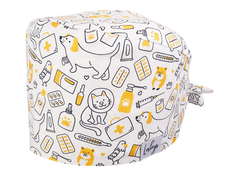 Cotton Scrub Cap - Calot de Bloc - Gorro Quirofano - Cuffia Chirurgica - Vet medicine