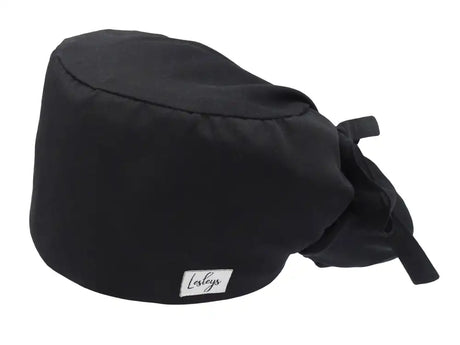 Cotton Scrub Cap - Calot de Bloc - Gorro Quirofano - Cuffia Chirurgica - Color Black