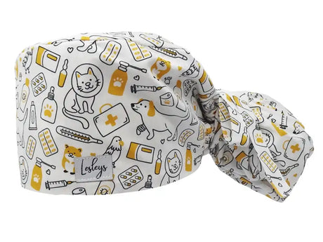 Cotton Scrub Cap - Calot de Bloc - Gorro Quirofano - Cuffia Chirurgica - Vet Medicine