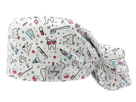 Cotton Scrub Cap - Calot de Bloc - Gorro Quirofano - Cuffia Chirurgica - Teeth World