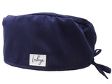 Cotton Scrub Cap - Calot de Bloc - Gorro Quirofano - Cuffia Chirurgica - Navy Blue