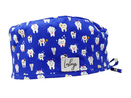 Cotton Scrub Cap - Calot de Bloc - Gorro Quirofano - Cuffia Chirurgica - Tooth Heroes