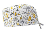 Cotton Scrub Cap - Calot de Bloc - Gorro Quirofano - Cuffia Chirurgica - Vet Medicine