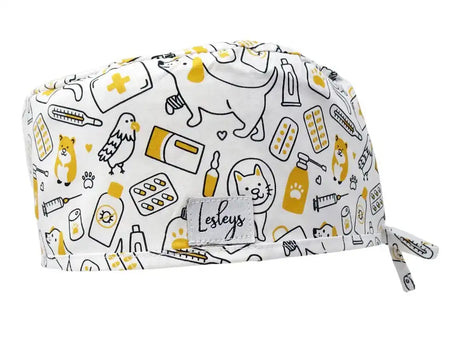 Cotton Scrub Cap - Calot de Bloc - Gorro Quirofano - Cuffia Chirurgica - Vet Medicine