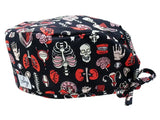 Cotton Scrub Cap - Calot de Bloc - Gorro Quirofano - Cuffia Chirurgica - Anatomy